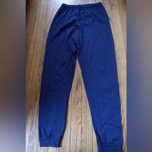 Fruit of the Loom Sleepwear- Men's Navy Blue Jogger Style Pants. Size Medium